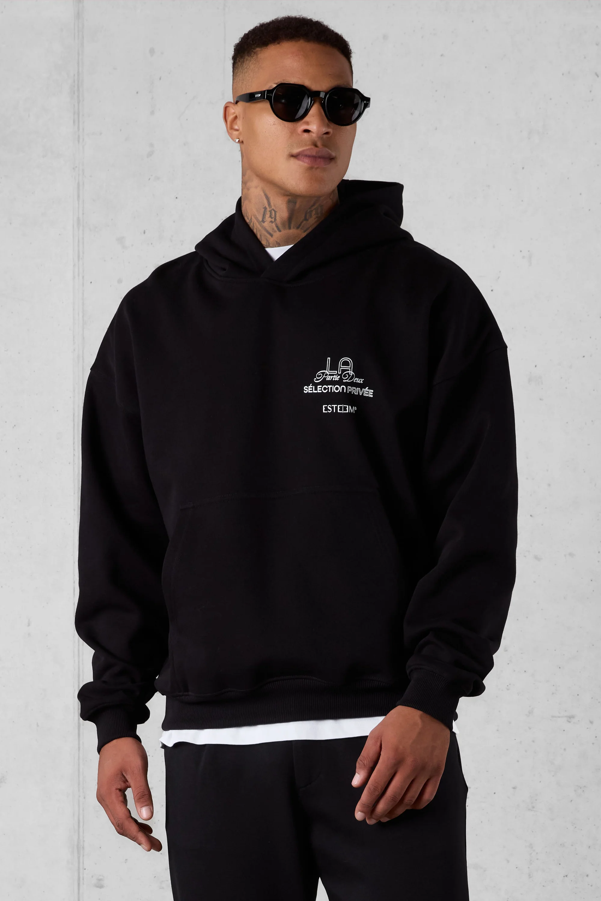 BLACK SÉLECTION PRIVÉE OVERSIZED HOODIE - Image 3