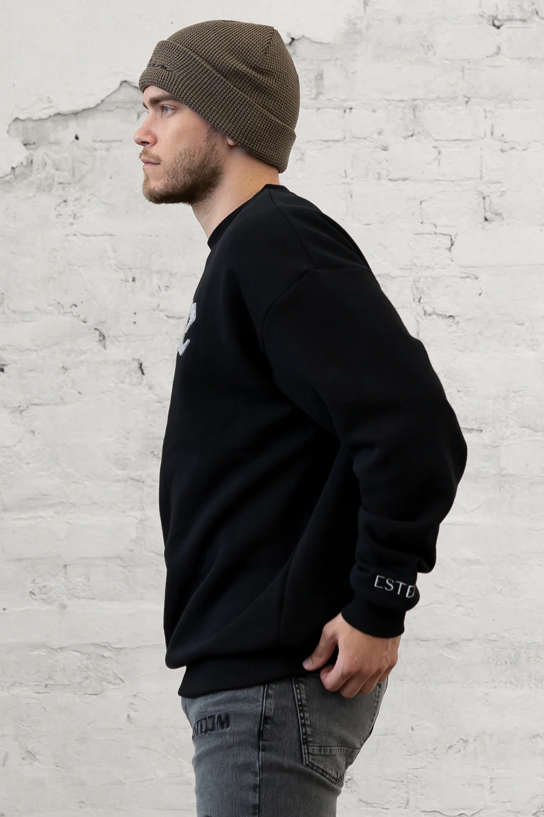 DOVE-GREY SIGNATURE BEANIE - Image 4