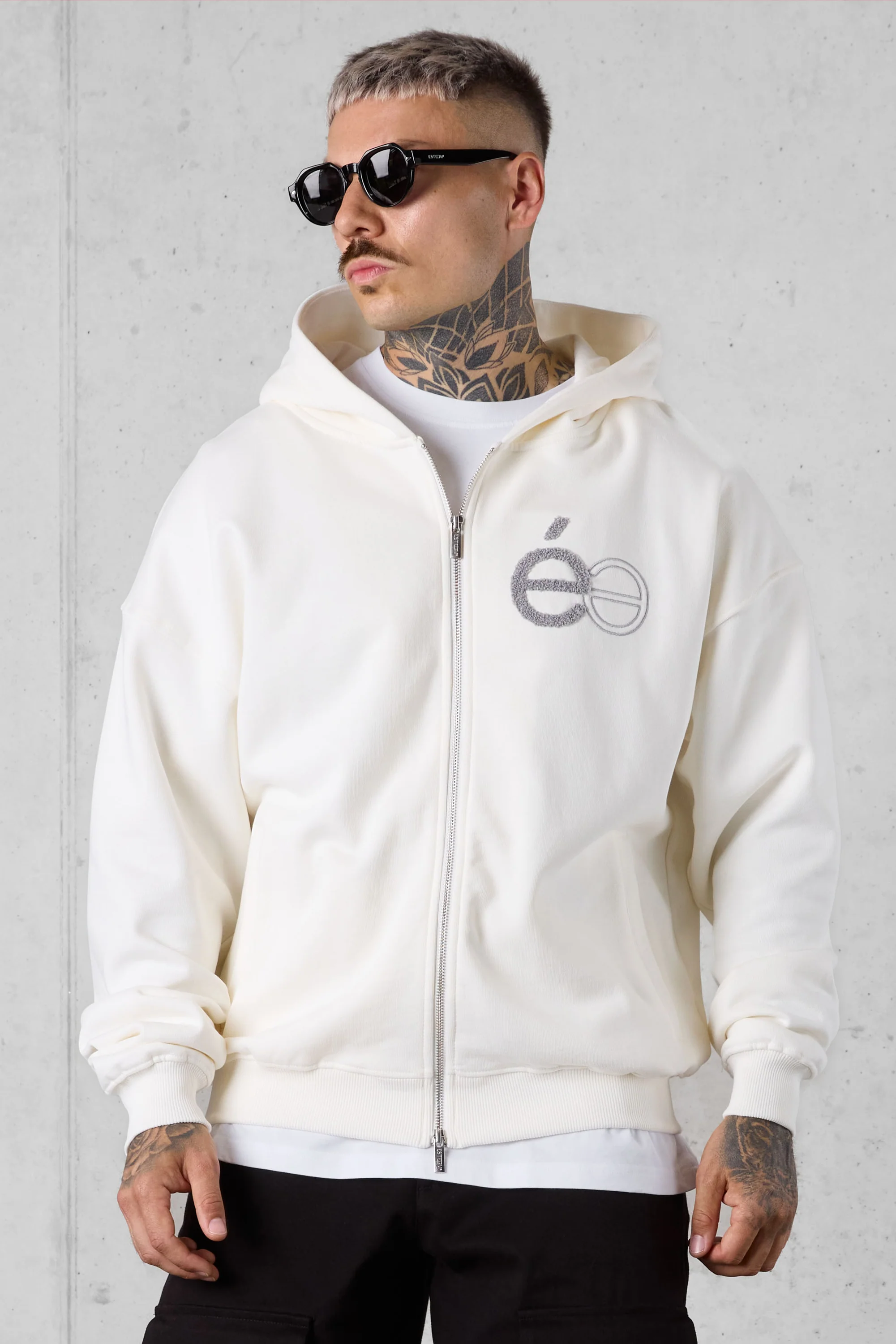 OFFWHITE SP APPLIQUÉ OVERSIZED ZIP HOODIE - Image 3