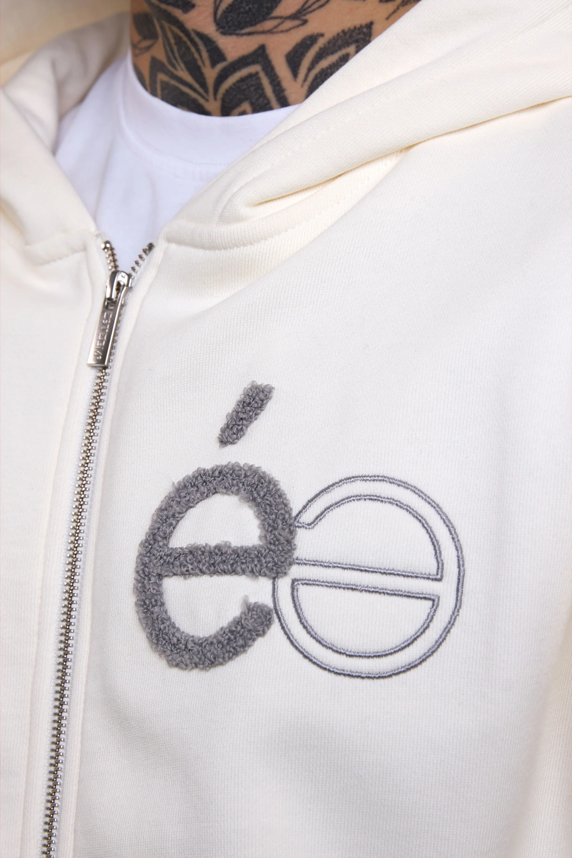 OFFWHITE SP APPLIQUÉ OVERSIZED ZIP HOODIE - Image 5