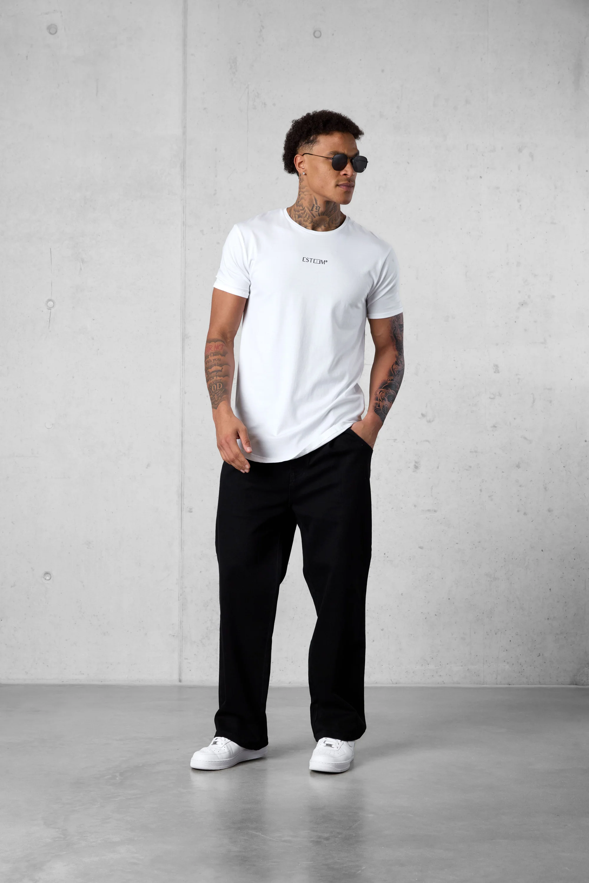 WHITE BASIC TEE - Image 3